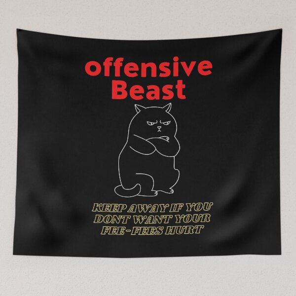 Item preview, Funny Offensive Beast Design designed and sold by StormyMuse.