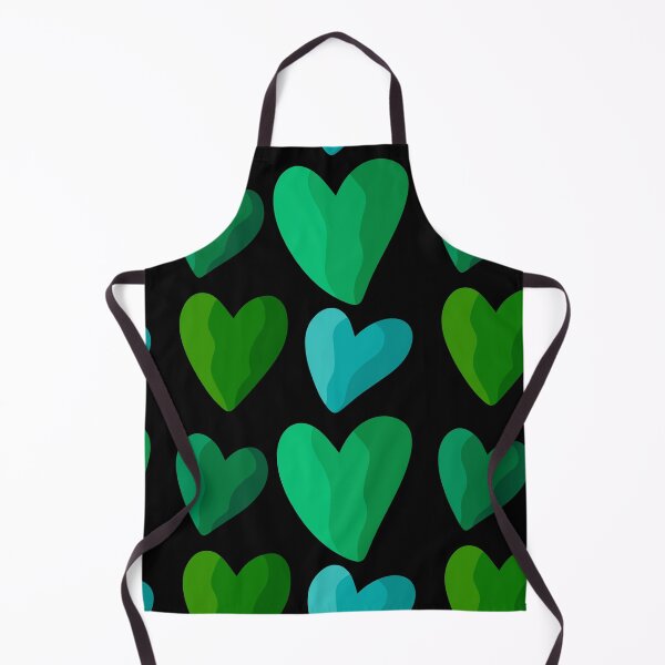 Item preview, Green and blue love hearts designed and sold by FGCART.