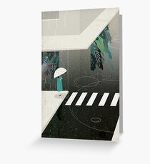 let it rain Greeting Card