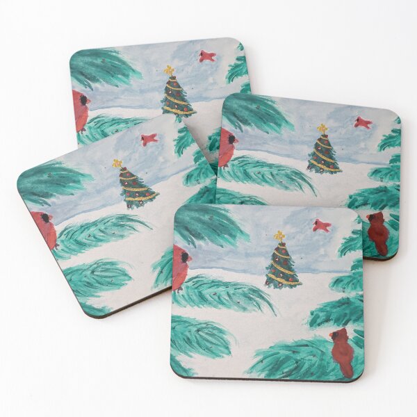 Item preview, Cardinals at Christmastime designed and sold by JavaDraws.