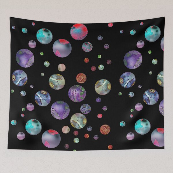 Item preview, Fantasy - Planets, Stars, UFO's, Balls in Outer Space designed and sold by TheKingdomAttic.