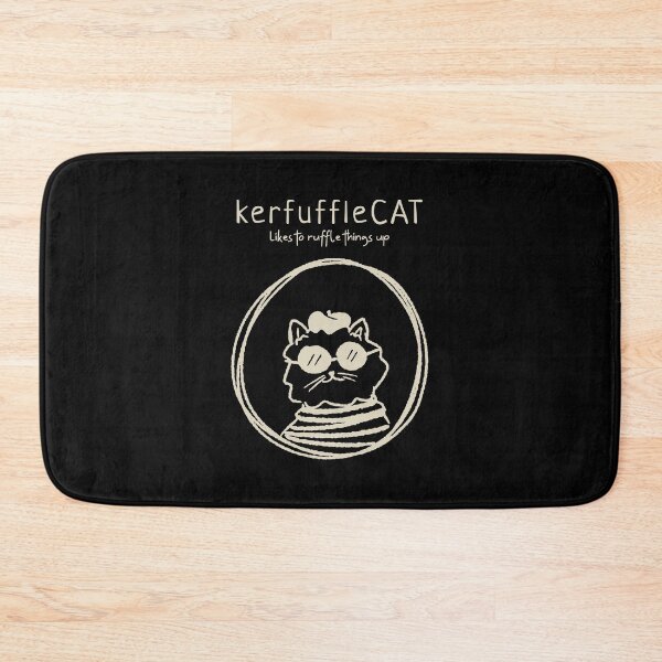 Item preview, Kerfuffle Cat Ruffles Things Up Fun Cool Cat designed and sold by MyJojoBean.