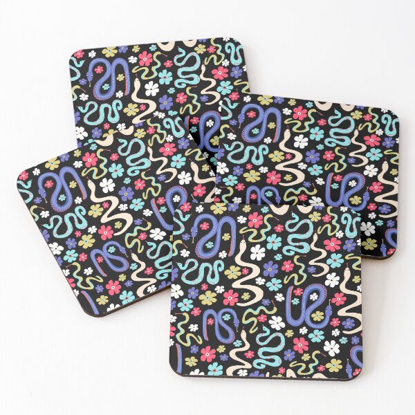 Item preview, Cute Snakes - Black designed and sold by KBurnsArt.