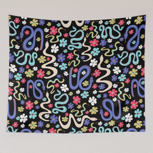 Item preview, Cute Snakes - Black designed and sold by KBurnsArt.