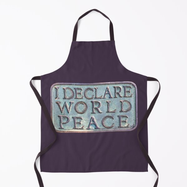 Item preview, #IDWP World Peace Metal Plate ® designed and sold by IDWP.