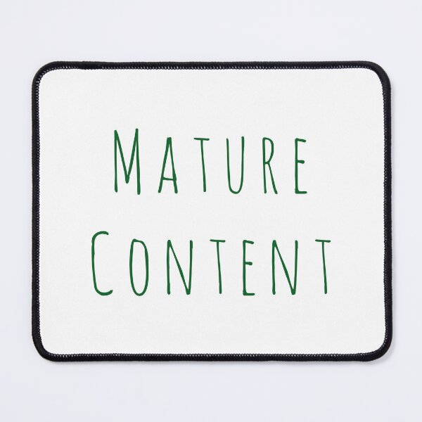 Item preview, Mature Content designed and sold by HoppyShoppy.