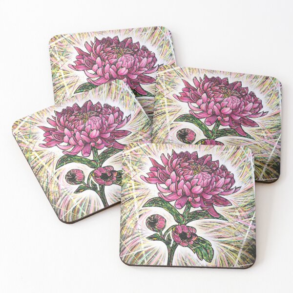Item preview, Colorful Chrysanthemum Art designed and sold by Kitslam Art.