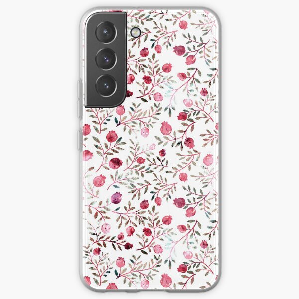 pomegranates seamless pattern Samsung Galaxy Soft Case