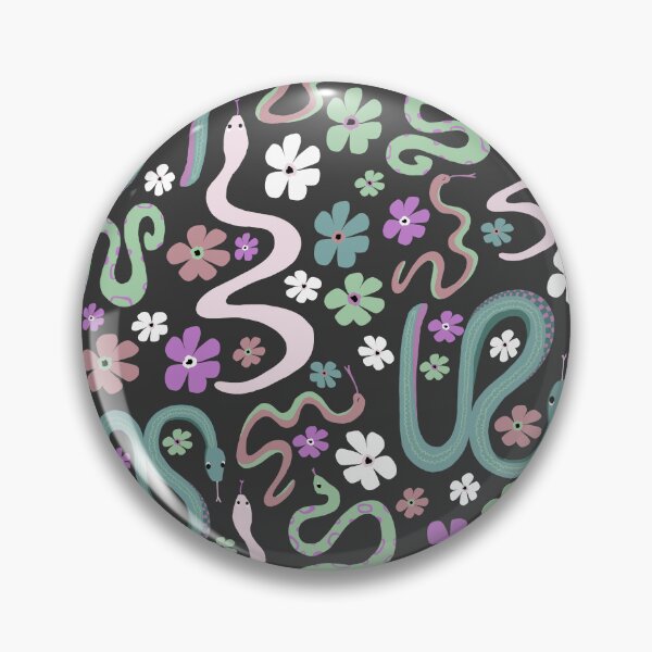 Item preview, Cute Snakes - Green Purple designed and sold by KBurnsArt.