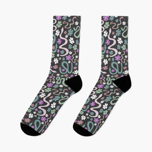 Item preview, Cute Snakes - Green Purple designed and sold by KBurnsArt.