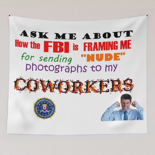 Item preview, FBI framing me funny t shirt designed and sold by bofawhat.