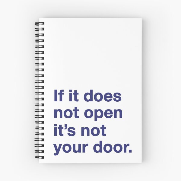 Item preview, If it does not open, it's not your door | Quote designed and sold by gconvento.