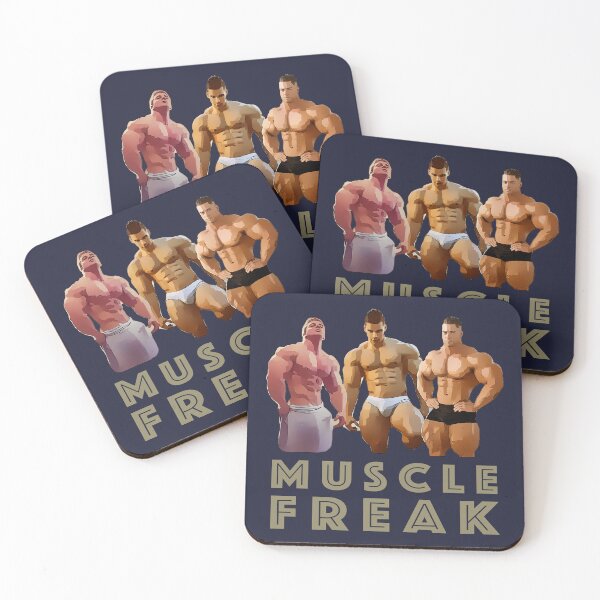 Item preview, MUSCLE FREAK (Dark Gold Theme) designed and sold by LiverpoolStore.
