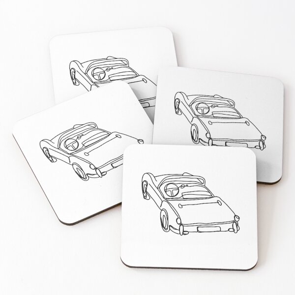 Item preview, CARS - VINTAGE CARS - MINIMAL CARS - POSTER CARS - LINE CARS -  designed and sold by Tropical Blood.