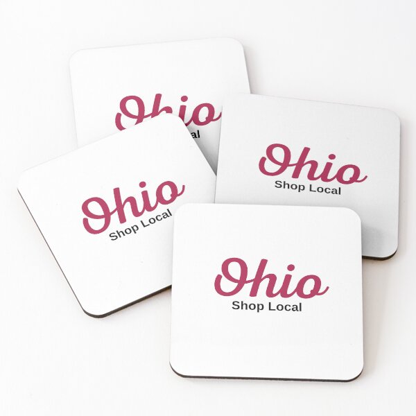 Item preview, Ohio Shop Local Red Script designed and sold by joysandone.