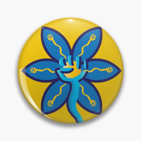 Item preview, Flower power – the blue. designed and sold by KoandZo.