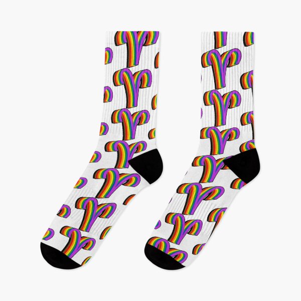 Item preview, zodiac pride: aries (rainbow flag) designed and sold by vdoes.