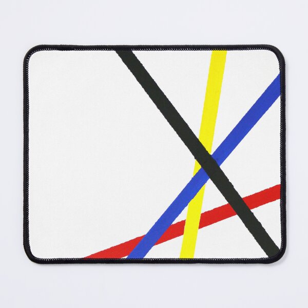 Item preview, Piet' Mondrian inspired Line Art | Red Yellow Blue designed and sold by Kitslam Art.