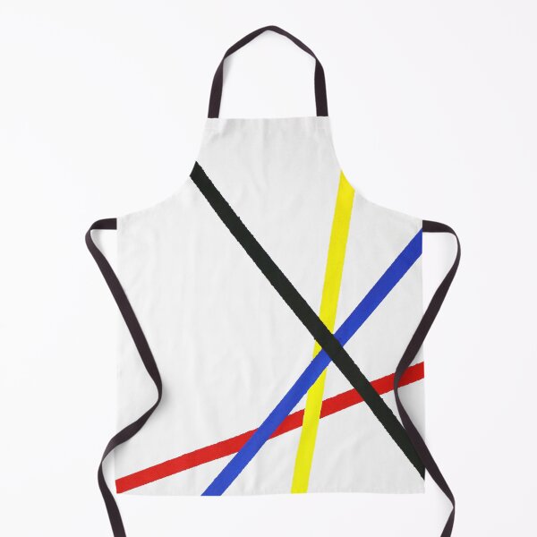 Item preview, Piet' Mondrian inspired Line Art | Red Yellow Blue designed and sold by Kitslam Art.