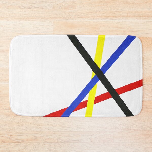 Item preview, Piet' Mondrian inspired Line Art | Red Yellow Blue designed and sold by Kitslam Art.