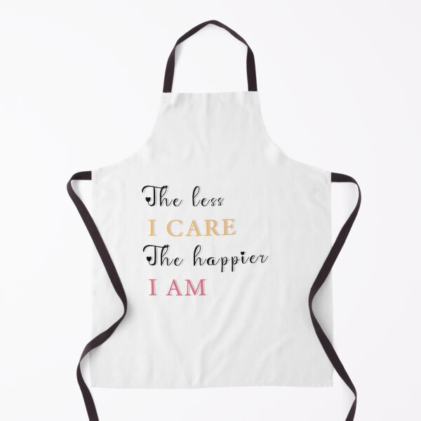 Item preview, The less I care The happier I am quote motivation  designed and sold by Gracie_Designs.