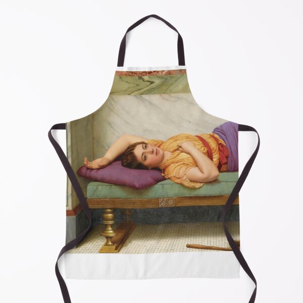 Item preview, The Day Dream by jw Godward "Girl with a beautiful transparent Summer golden rose Dress" John William Godward designed and sold by TeeARTHY.