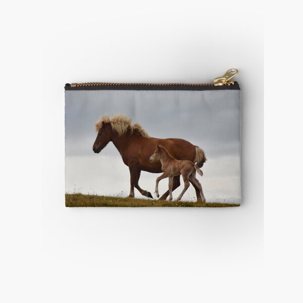 Item preview, Icelandic horse mom and her foal designed and sold by elisainiceland.