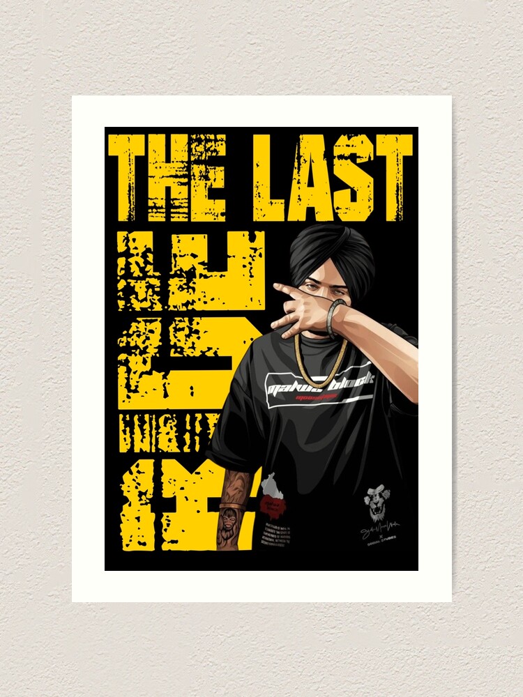 Legends never die sidhu moose wala  Art Print for Sale by Desi Merch