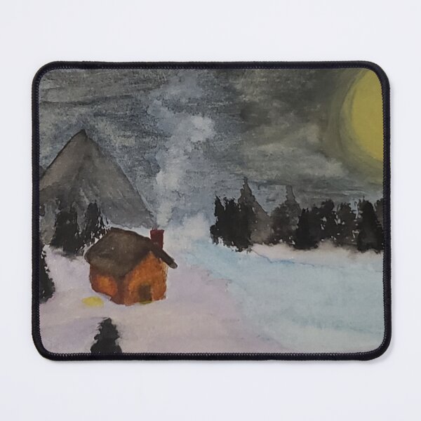 Item preview, Nighttime Cabin designed and sold by JavaDraws.