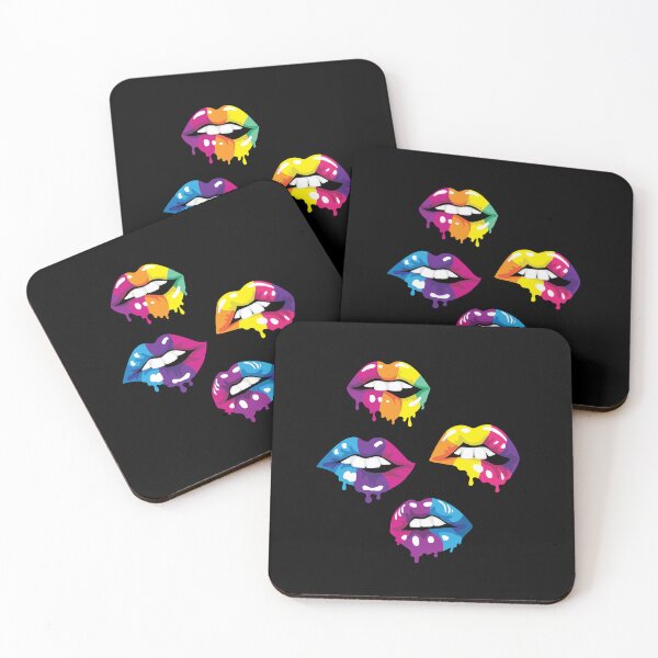 Item preview, Multicolored Dripping Lips designed and sold by Nedskr.