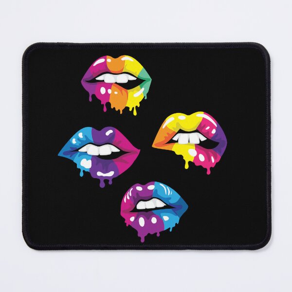 Item preview, Multicolored Dripping Lips designed and sold by Nedskr.
