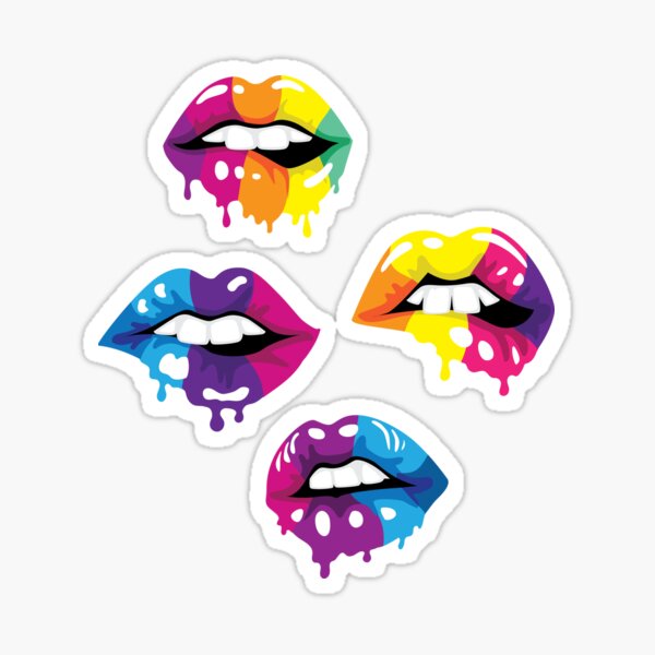 Birthday Drip SVG File, Dripping Lips SVG