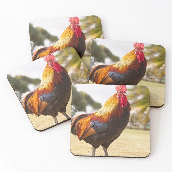 Item preview, Rooster Standing Outside, funny, cute designed and sold by TheCatmeow2000.