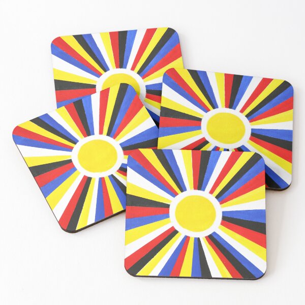 Item preview, Sun Gazing | Red Yellow Blue designed and sold by Kitslam Art.