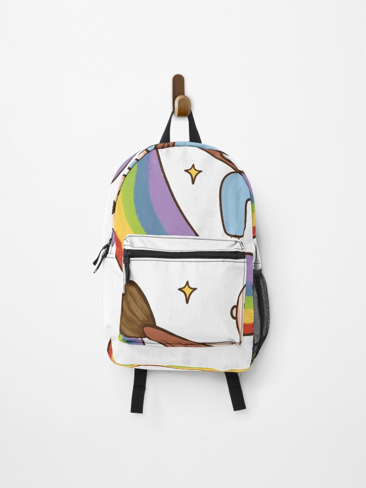 Thumbnail 1 of 3, Backpack, Rainbow Painting Rio designed and sold by RiosRainbowOrg.