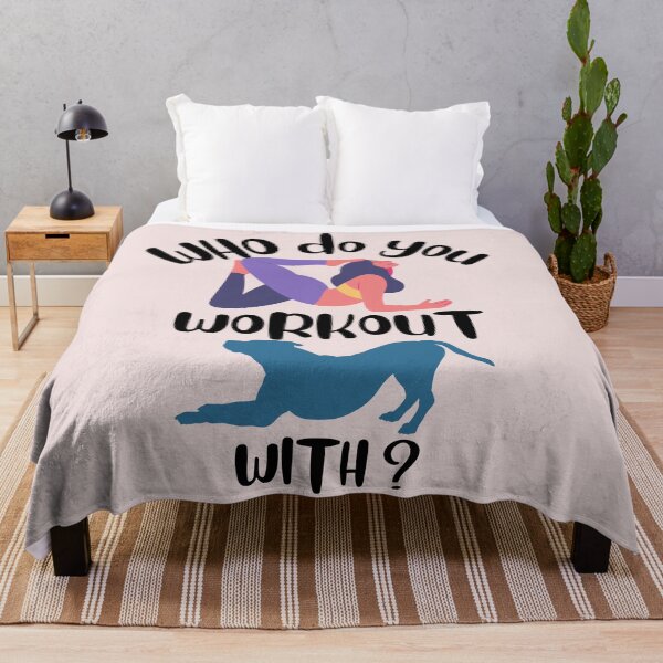 Item preview, Who Do You Workout With? designed and sold by BronikowskiART.