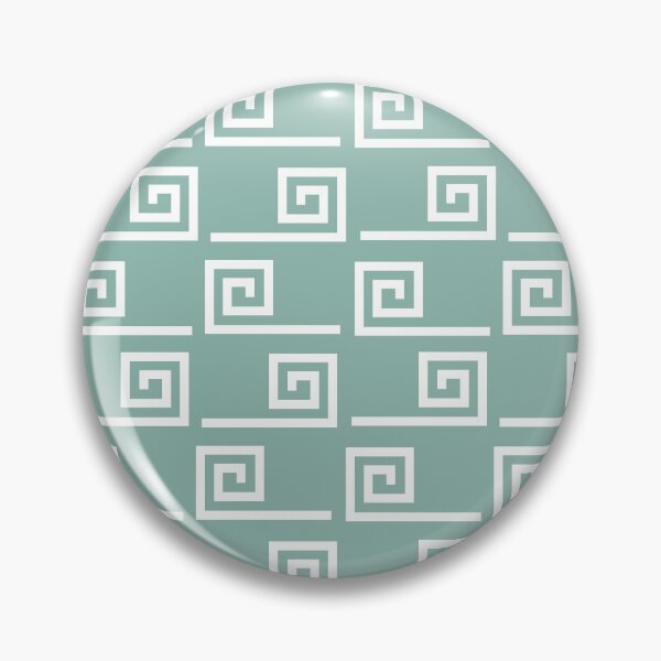 Item preview, Seafoam and White Geometric Swirls designed and sold by BeJolley.