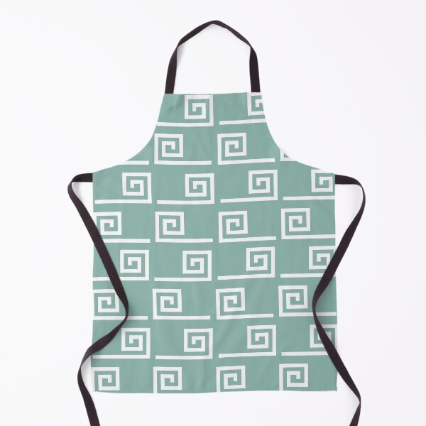 Item preview, Seafoam and White Geometric Swirls designed and sold by BeJolley.