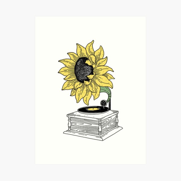 Singing in the sun Art Print