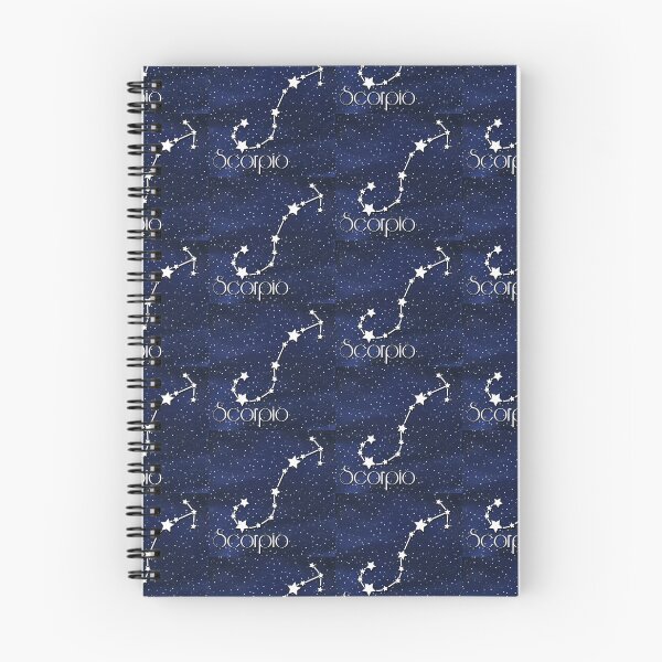 Item preview, Scorpio Astrology Star Sign on Cosmic Background, Large Sized Repeating Pattern designed and sold by Nicolette Olivier.