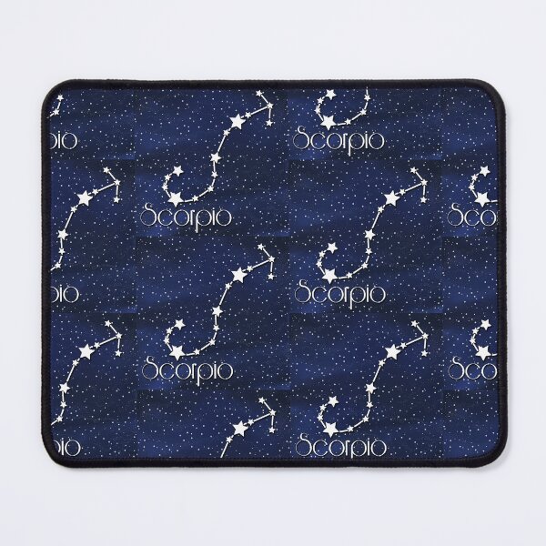 Item preview, Scorpio Astrology Star Sign on Cosmic Background, Large Sized Repeating Pattern designed and sold by Nicolette Olivier.