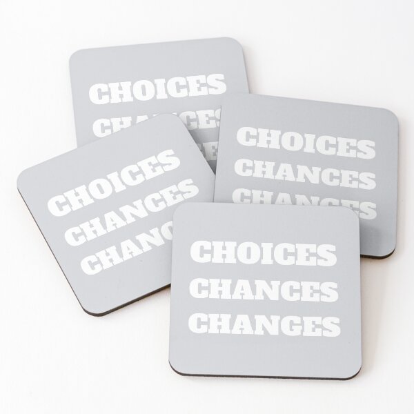 Item preview, Choices chances changes motivational quotes designed and sold by BePosh.