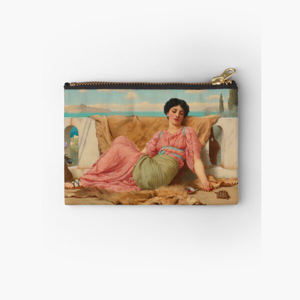 Item preview, The Quiet Pet , jw godward  "Girl with a beautiful transparent Summer pink Dress" John William Godward designed and sold by TeeARTHY.
