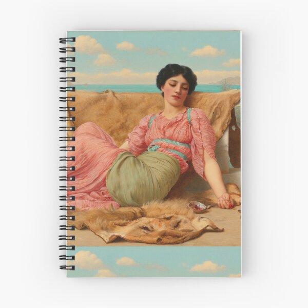 Item preview, The Quiet Pet , jw godward  "Girl with a beautiful transparent Summer pink Dress" John William Godward designed and sold by TeeARTHY.
