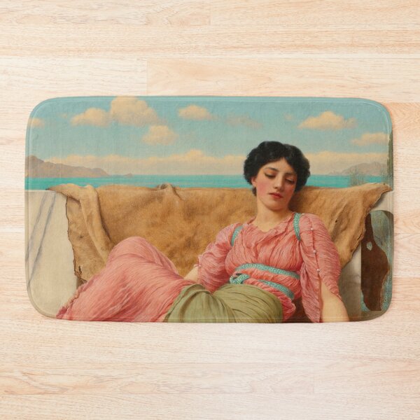 Item preview, The Quiet Pet , jw godward  "Girl with a beautiful transparent Summer pink Dress" John William Godward designed and sold by TeeARTHY.