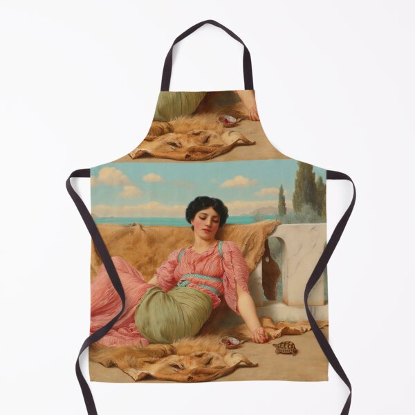 Item preview, The Quiet Pet , jw godward "Girl with a beautiful transparent Summer pink Dress" John William Godward designed and sold by TeeARTHY.