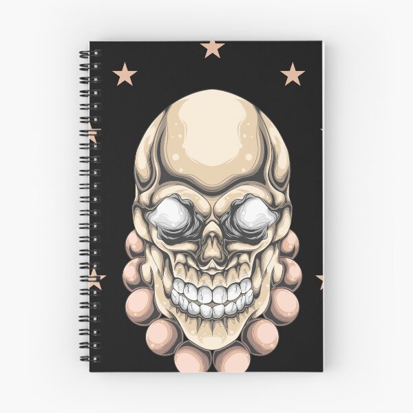 Item preview, cool monk skull head illustration designed and sold by satriyanto.