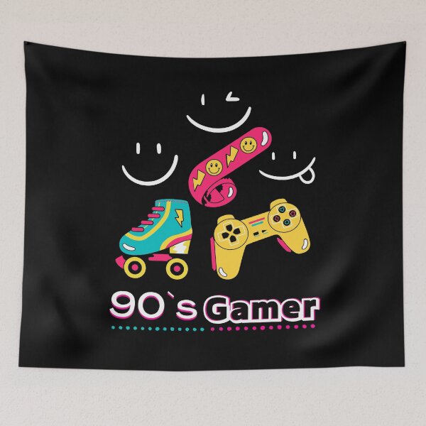 Item preview, 90`s Gamer`s Moments of smile designed and sold by Swagmode.
