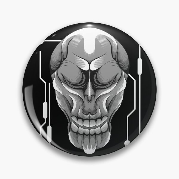 Item preview, Futuristis skull head illustration designed and sold by satriyanto.