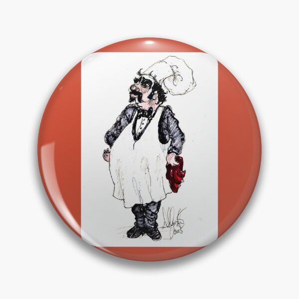 Item preview, The Pompous Chef With Big Hat designed and sold by DonSylvester.